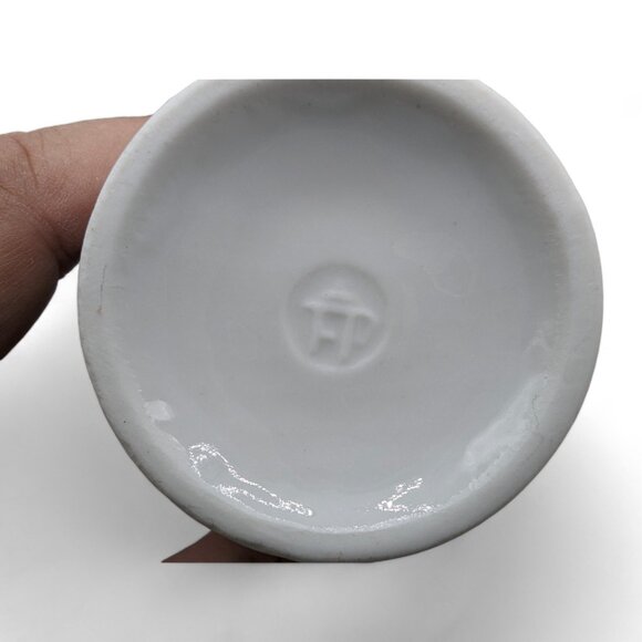 Rare Vintage E P Zinc Italy 6  Espresso Cups and Sugar Bowl from ITALY - Picture 8 of 14